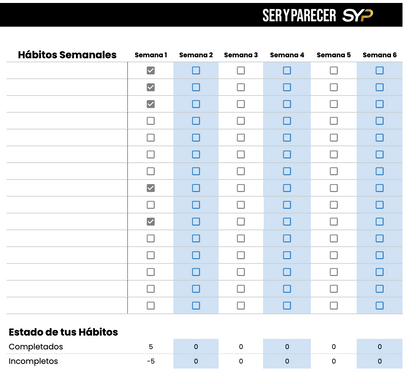 Tracker de habitos SYP