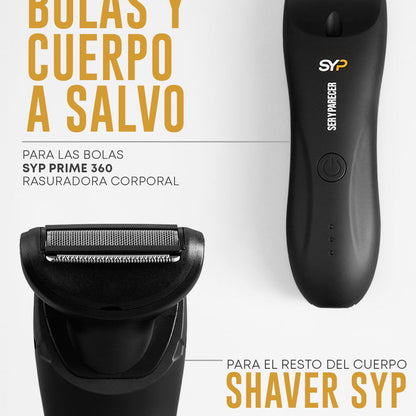 Combo Esencial Rasuradora Corporal SYP Prime + Shaver SYP