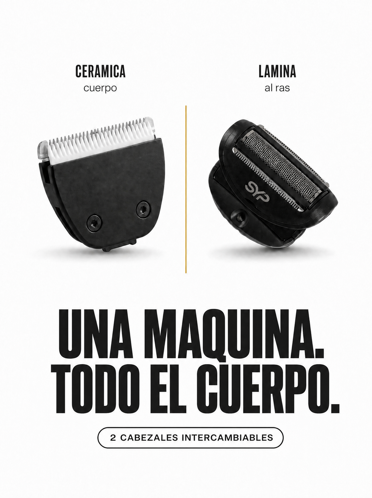 Travel Kit SYP – Rasuradora corporal para hombre con neceser